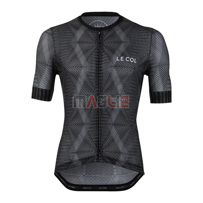 Maglia Le Col Manica Corta 2020 Nero Grigio